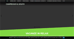 Desktop Screenshot of campeggioilgolfo.com
